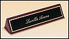 Piano-Finish Nameplate (9 1/2"x2 1/2"x2")